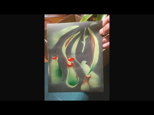 ウツボカズラ ネペンテスのイラスト#shorts