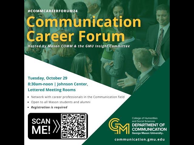 2024 GMU Communication Career Forum Re-cap