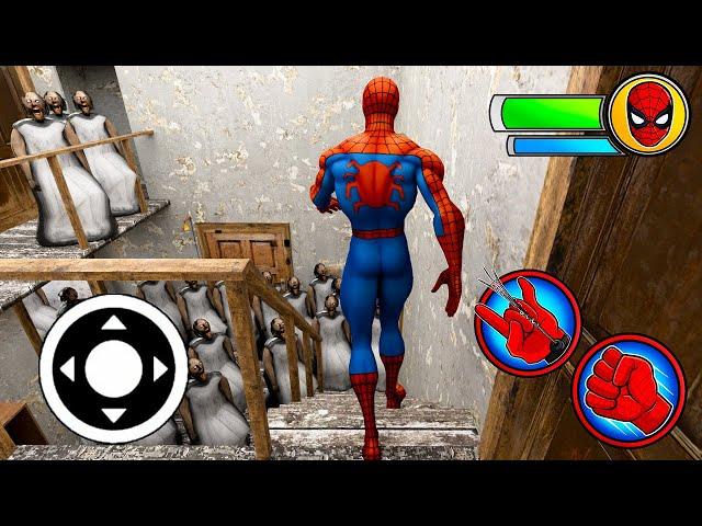 Playing as SpiderMan Vs Granny Army