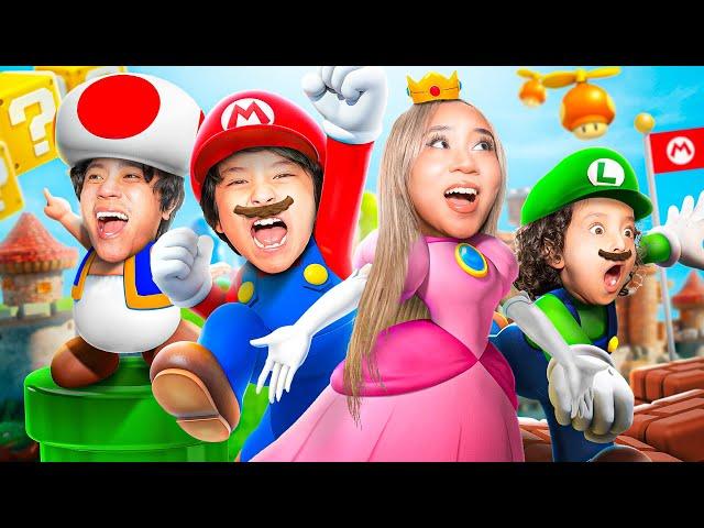 WE WENT TO SUPER NINTENDO WORLD!! | The Shluv Family