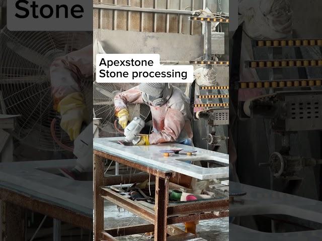 Stone factory processing #b2b #factory #granite #marble #stone #table #home #fyp
