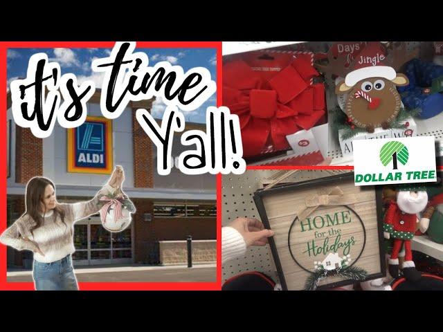 ⭐NEW items at Dollar Tree & Aldi!  It's beginning to look a lot like Christmas!