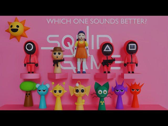 Sprunki : Squid Game Sounds on Different Music Instruments #sprunki #squidgame