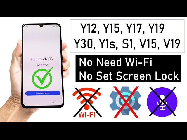 All ViVO Y12/Y15/Y17/Y19/Y30/S1/Y1s/V15/V19.. FRP BYPASS |ANDROID 10/11/12 (without pc)