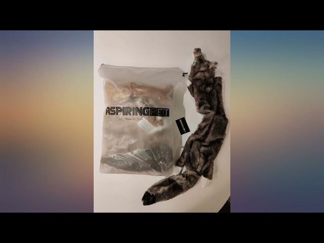 ASPIRINGPET, Pet Toys, 5 Pack Squeaky Dog Toy, Badger, Mongoose, Squirrel, Marmot, review