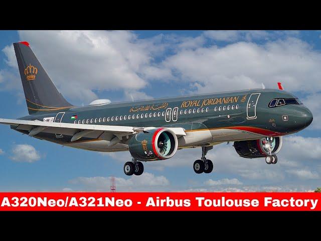 AIRBUS A320/321NEO Compilation, Airbus Toulouse Factory & Flight test (2024)