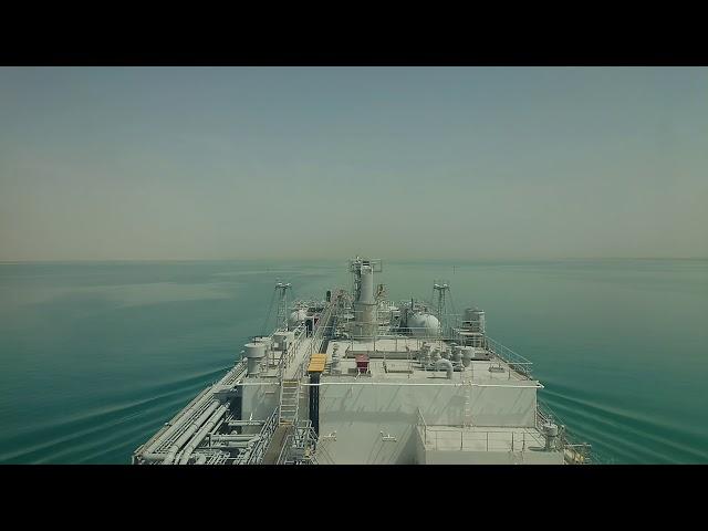 Suez Canal passage timelapse