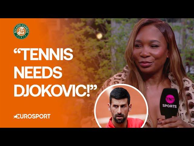 Venus Williams shows support for Coco Gauff and urges Djokovic not to retire! ️