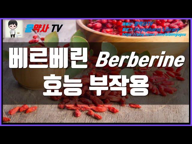 베르베린 효능, 부작용 - 당뇨, 다이어트, SIBO 장 디톡스 / 아이허브 추천제품