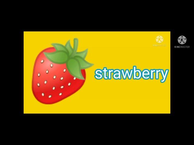 Fruits names for children English learning  fruits names