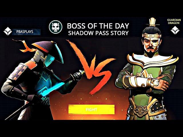 Boss OF The Day Shadow Pass Story | #pbasplays