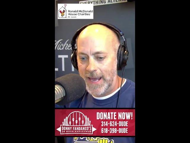 You thought Donny was done with the Radiothon? Here is how we convinced him to come back!