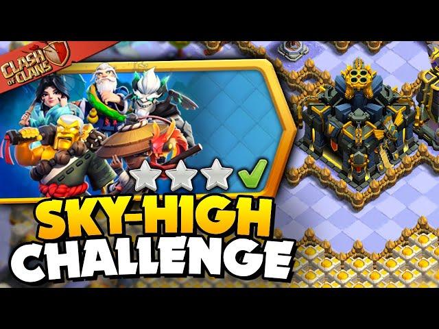 Easily 3 Star Sky-High Showdown Challenge (Clash of Clans)