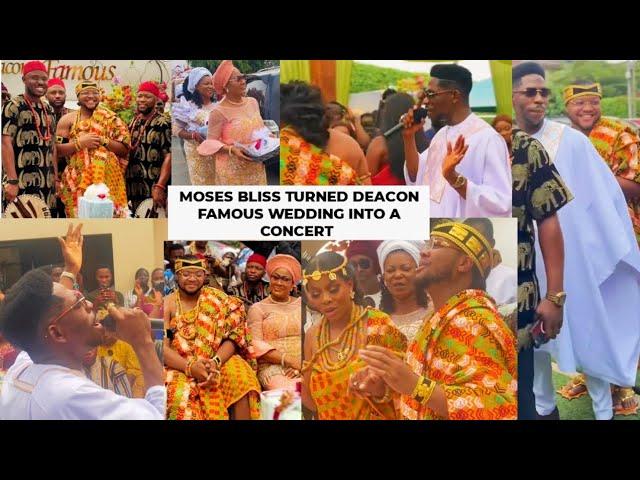 Moses bliss & wife Marie turned Deacon famous traditional wedding to a concert