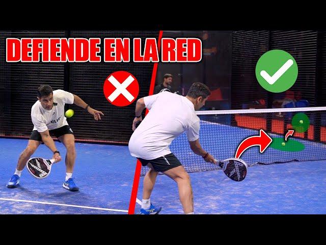 TRUCOS PARA MEJORAR TU VOLEA: ¿Cómo DEFENDER estando en la RED? | Mejora tu padel