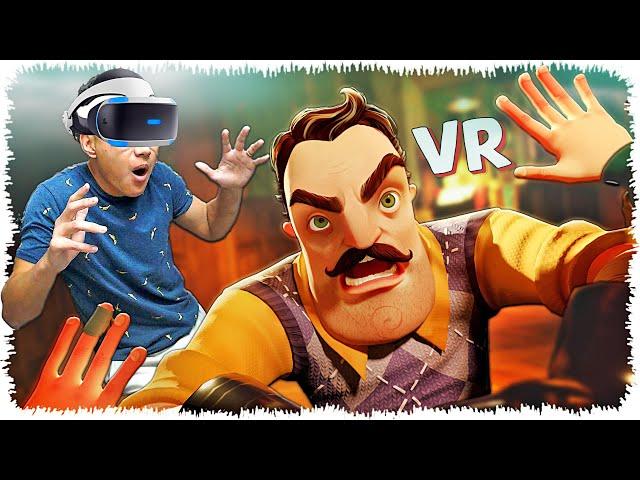 Сәлем көршіні VR-мен ойнадым (Hello Neighbor VR)