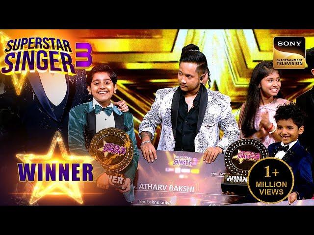 Superstar Singer S3 | Atharv और Avirbhav बने Superstar Singer 3 के Winner | Winner