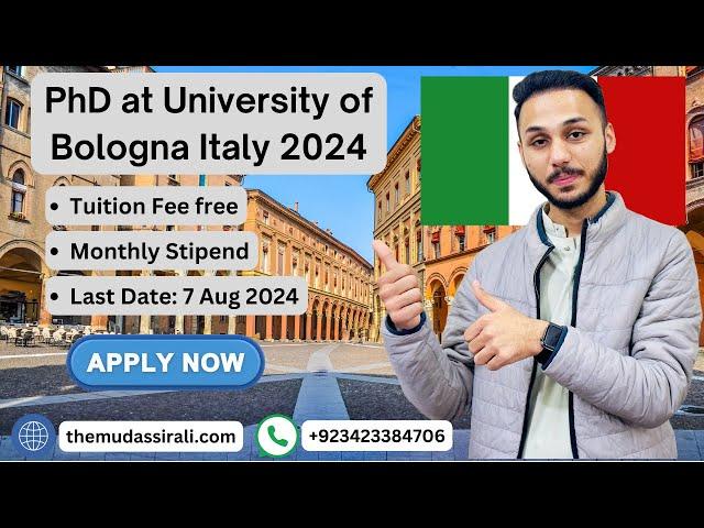 How to Apply for PhD at University of Bologna | How to apply for Italy Scholarship 2024 #PhD_Italy