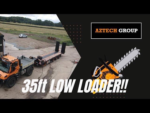 Aztech Group's EPIC new 35ft Grizzly low loader arrives!!