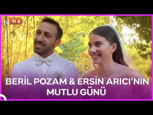 Beril Pozam & Ersin Arıcı'nın Düğününden Özel Görüntüler ve Röportajlar