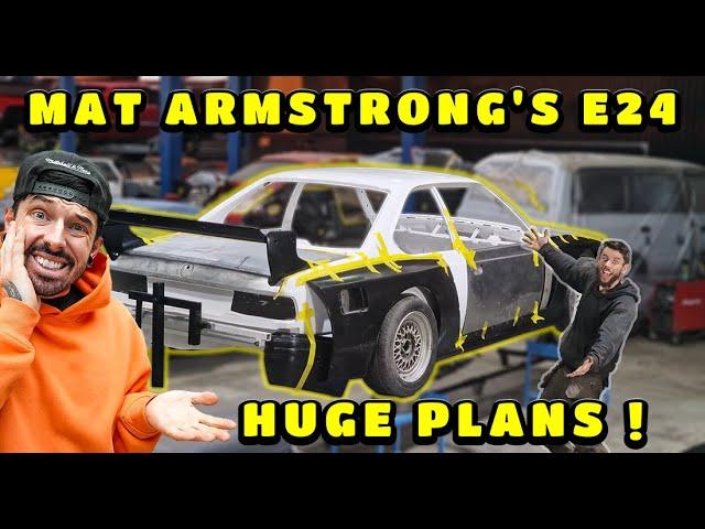 Transforming MAT ARMSTRONG'S BMW E24 That We Restored! - Body Kit Installation & Big Plans