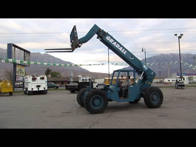 SOLD Forward Reach Forklift Gradall 4x4 534B8 8,000 LB 36' Diesel Telehandler FOR SALE $22,800