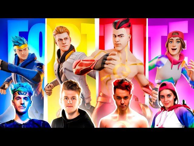 JUGANDO CON NINJA, LOSERFRUIT Y LACHLAN EN FORTNITE - TheGrefg