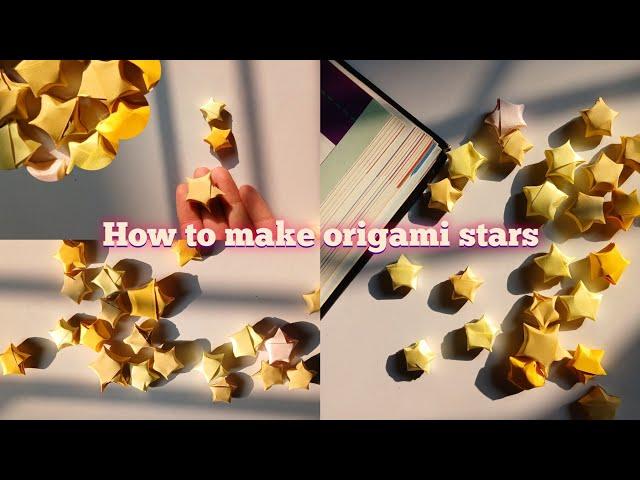 Origami Lucky Stars , How to fold |#craft#yt#ytshorts#@AroojFatima-nh5ku