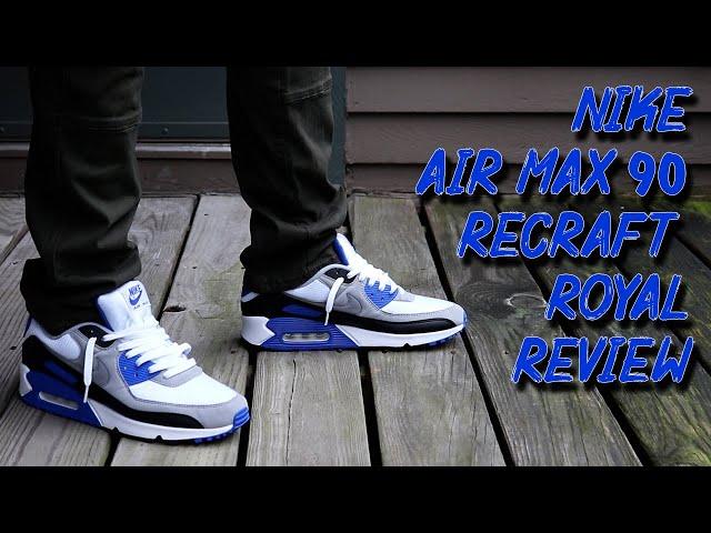 Nike Air Max 90 Recraft Royal On Feet Review w/ Sizing