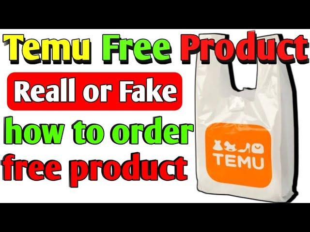 Temu free gift reall or Fake | Temu free product review| Temu free order trick #temu #order