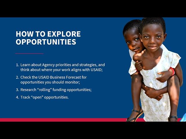 How to Work with USAID: Exploring USAID Funding Opportunities