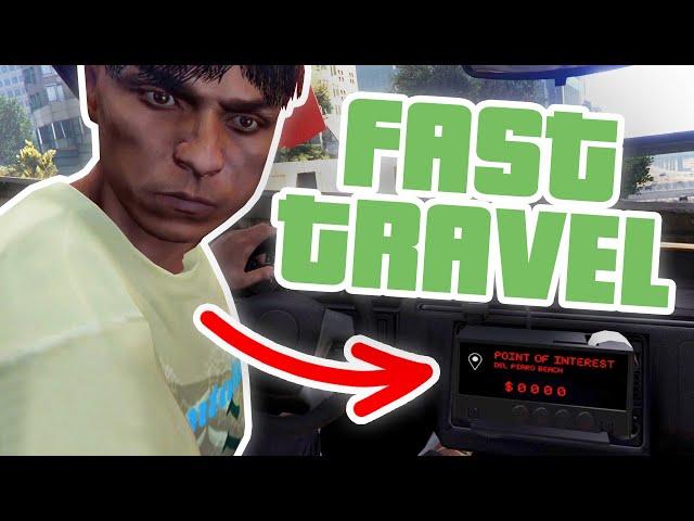 How To FAST TRAVEL In GTA Online!