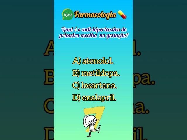 Quiz: Farmacologia #farmacologia #medicamentos #quiz #farmacia #farmacología