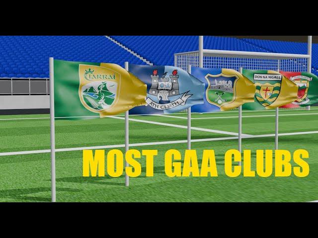 Which Irish County Has The Most GAA Clubs?