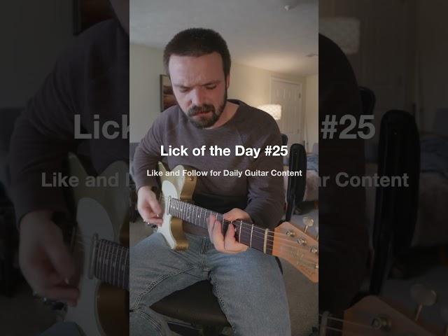 Lick of the Day #25 Happy Thanksgiving! #lickadaychallenge #telecaster #blues #guitar