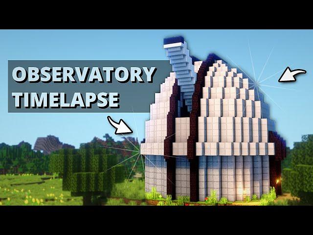 Simple Observatory in Minecraft #Shorts Timelapse