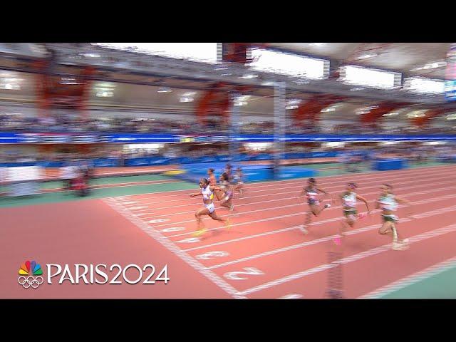 Julien Alfred of St. Lucia showcases elite speed in 60m at the Millrose Games | NBC Sports