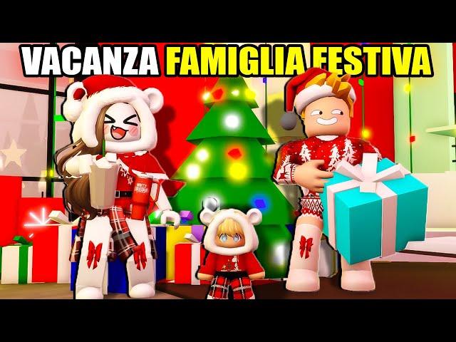 VACANZA NATALIZIA DI FAMIGLIA REALISTICA SU BROOKHAVEN ROBLOX!