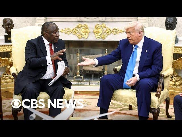 Takeaways from Trump's meeting with South African President Cyril Ramaphosa
