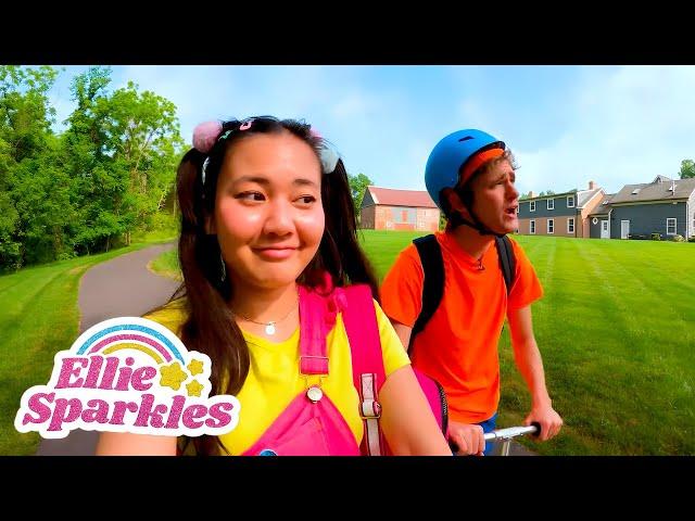 Scooting & Cooking | The Ellie Sparkles Show | Full Episode Compilation For kids | WildBrain Zigzag