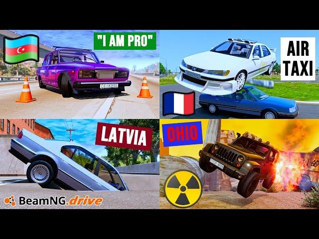 How countries/states drive in BeamNG (Part 2)