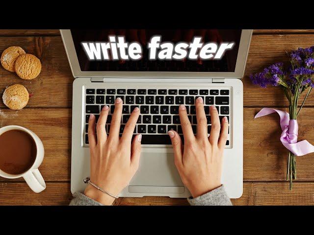 MUSIC TO WRITE FASTER & BETTER ️ | Click play, relax, and get those creative juices flowing