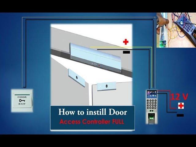 how to installation  access control system Zk f18