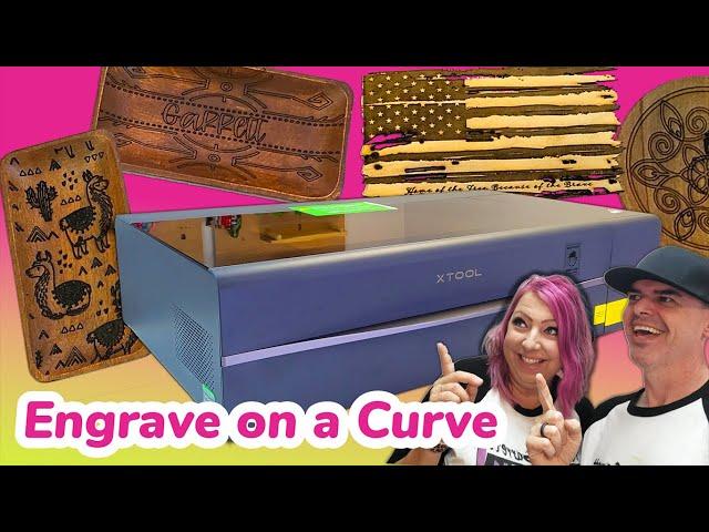 xTool P2 Curved Surface Laser Engraving - Step by Step