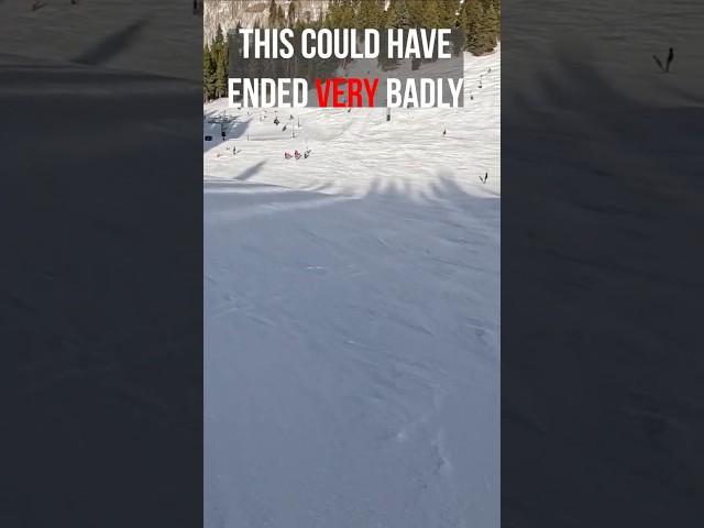 What NOT To Do Skiing #skiing