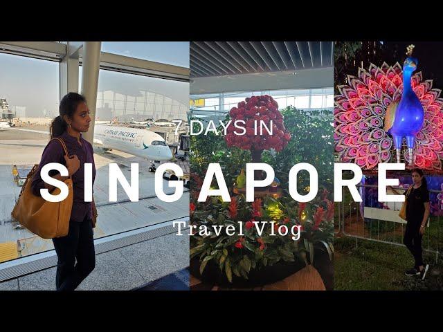 #Singaporevlogs SINGAPORE VLOG Indian Girl Travelling to Singapore Day 1 | Harshini Joshi