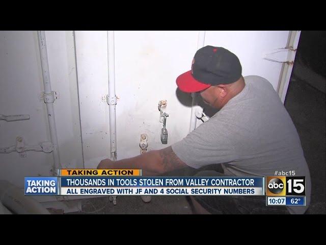 Valley contractor has tools stolen from job site