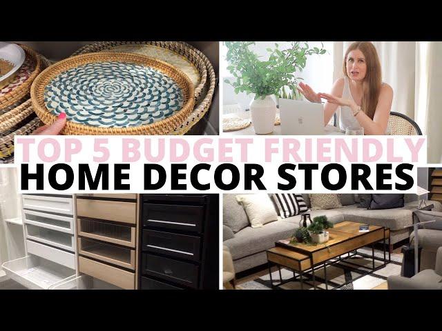 MY TOP 5 BUDGET FRIENDLY HOME DECOR STORES UK TO SHOP