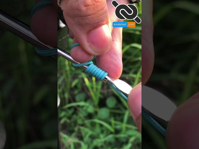 The fishhook tying method that gets tighter and tighter, you deserve it #knotshort