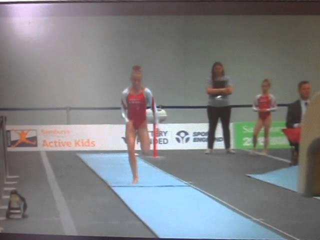 2015 School Games Maisie Methuen WAL Vault 2 Apparatus Finals